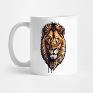 Lion Face Printed Mug